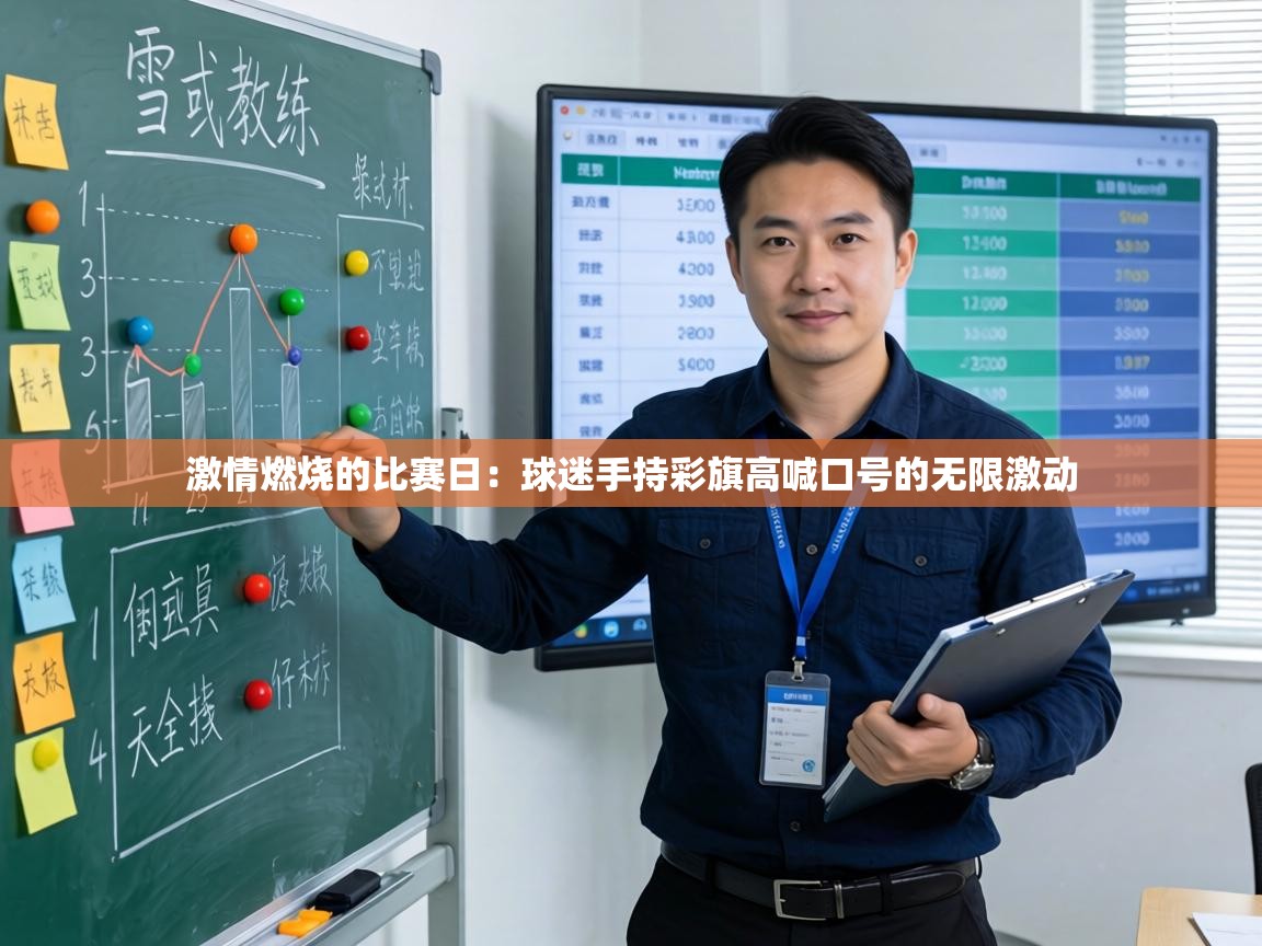 激情燃烧的比赛日：球迷手持彩旗高喊口号的无限激动