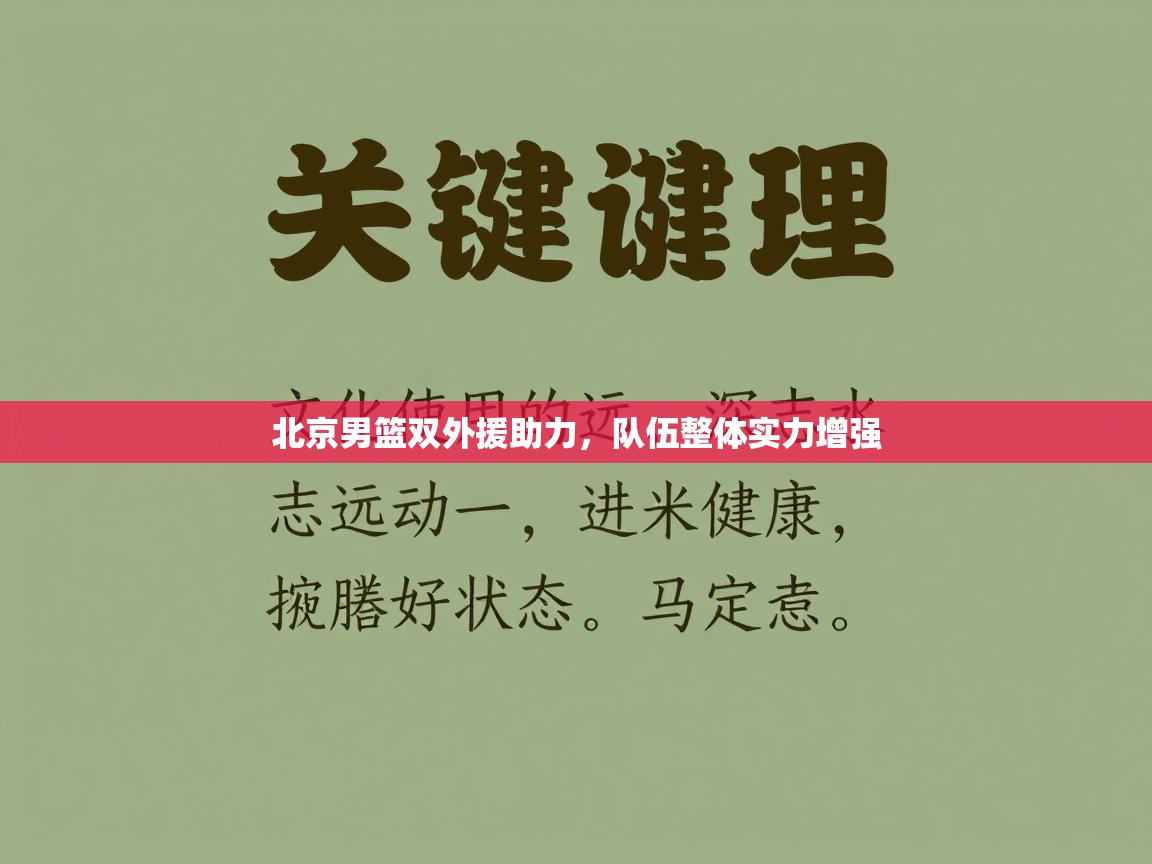 北京男篮双外援助力,队伍整体实力增强 第2张
