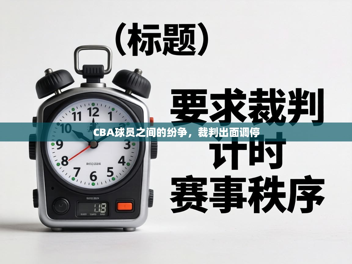 CBA球员之间的纷争,裁判出面调停 第2张